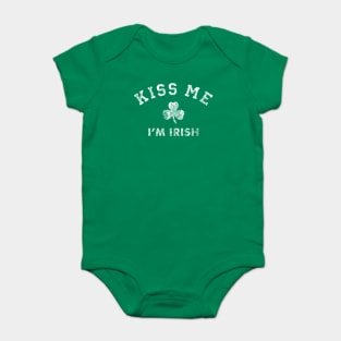 kiss me im irish Baby Bodysuit